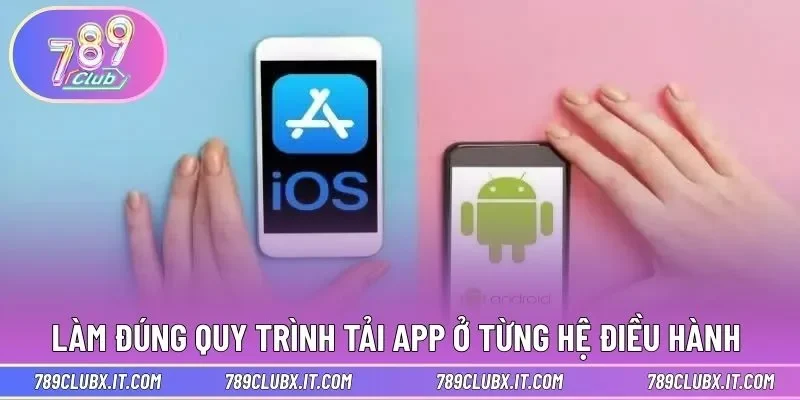 Làm đúng quy trình tải app ở từng hệ điều hành 