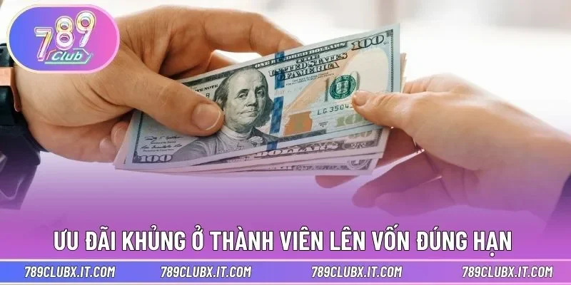 Ưu đãi khủng ở thành viên lên vốn đúng hạn 